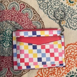 Colorful Checkered Card Holder